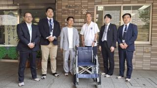 東京ガス労働組合神奈川地域支部様より車いす1台ご寄贈いただきました！